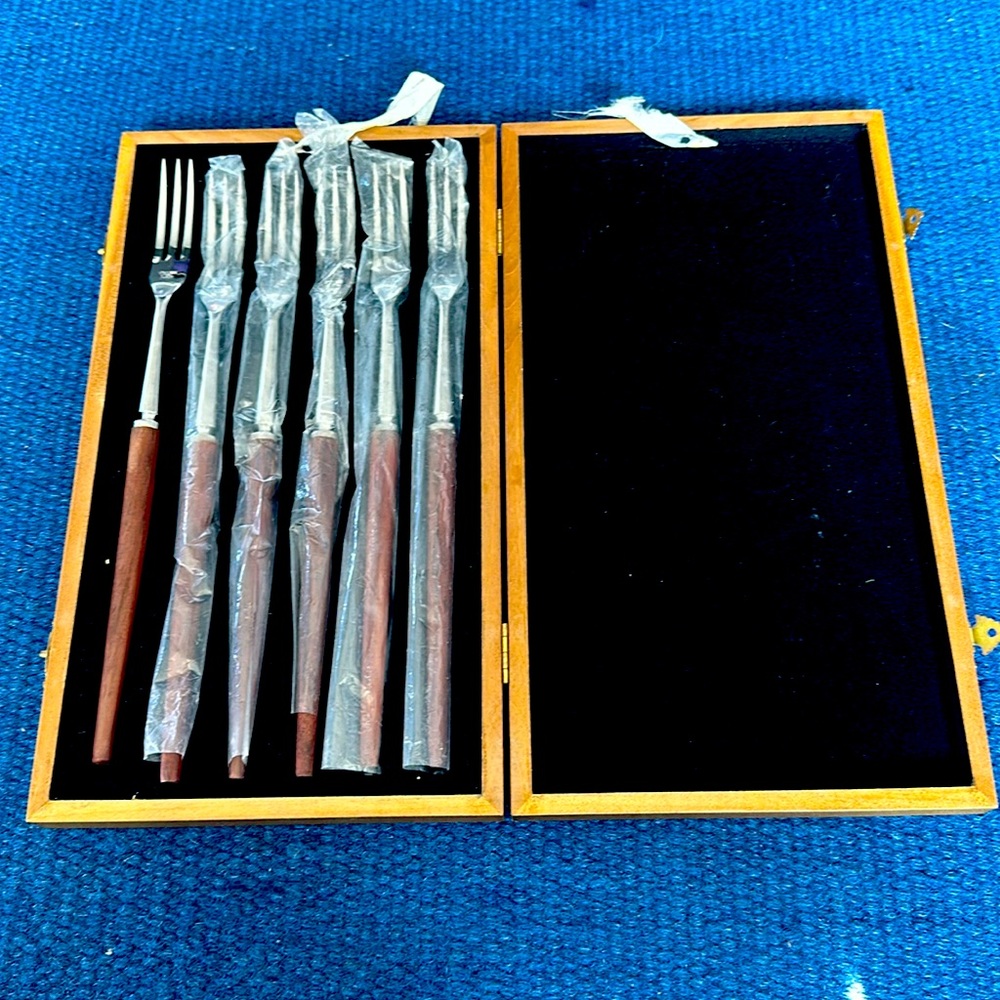 Vintage Stainless Steel long forks - Japanese